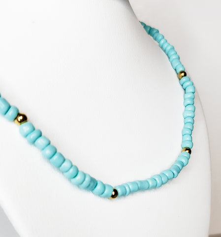 Aqua Choker Necklace