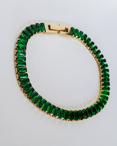 May Green Zircon Bracelet