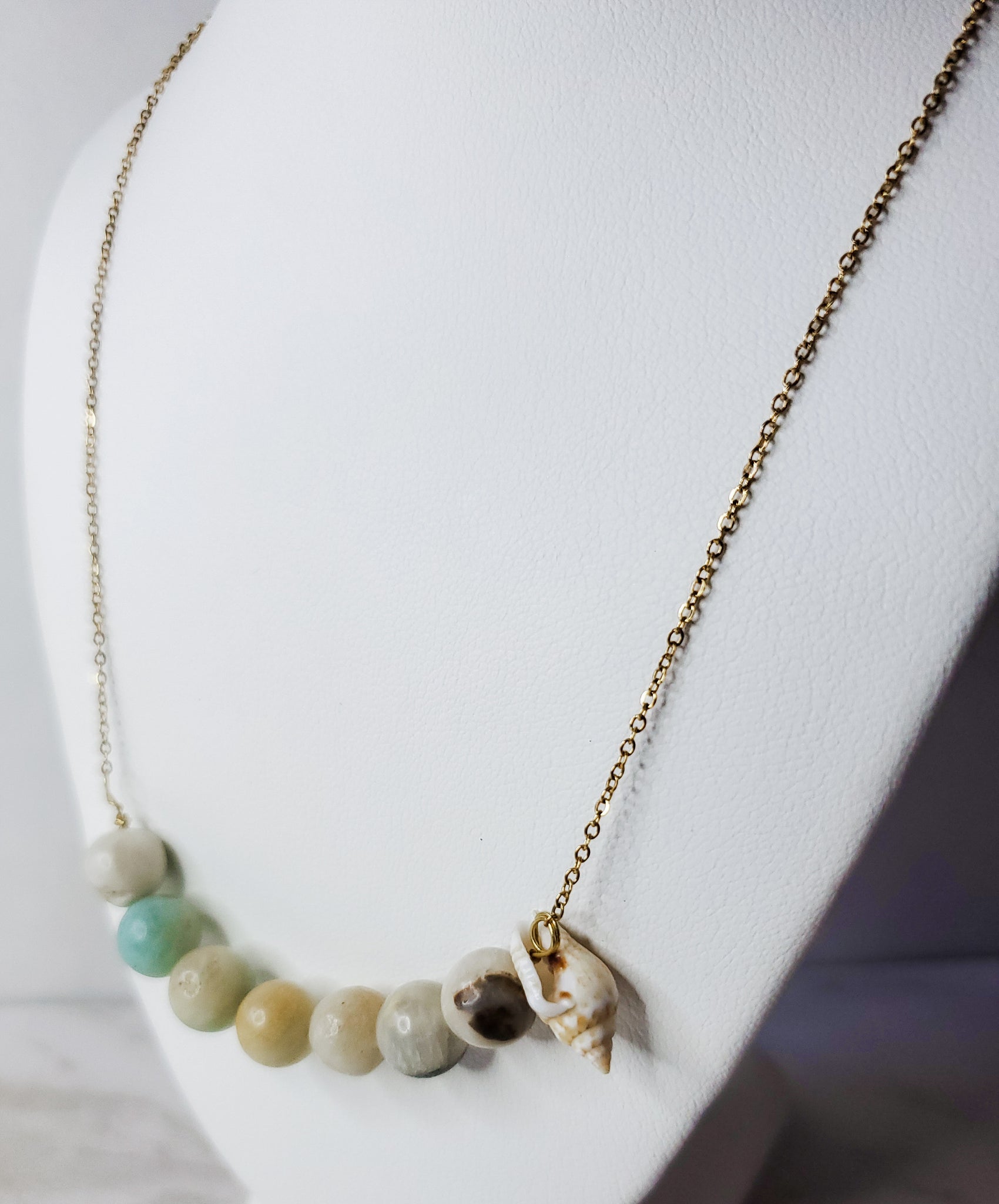 Amazonite Sea Love Necklace