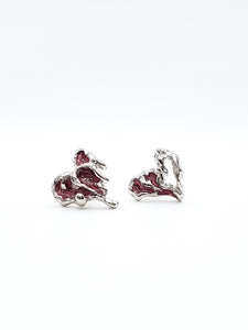 Punk Heart Studs