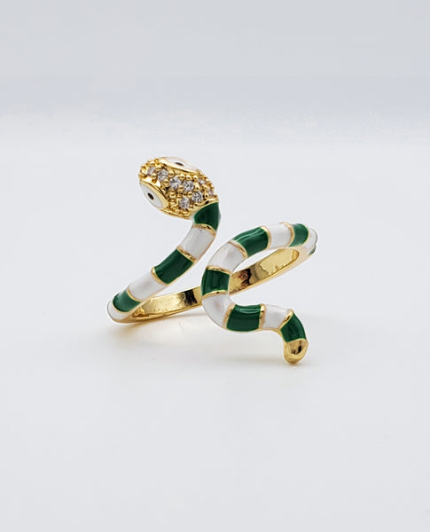 2 Tones Snake Ring