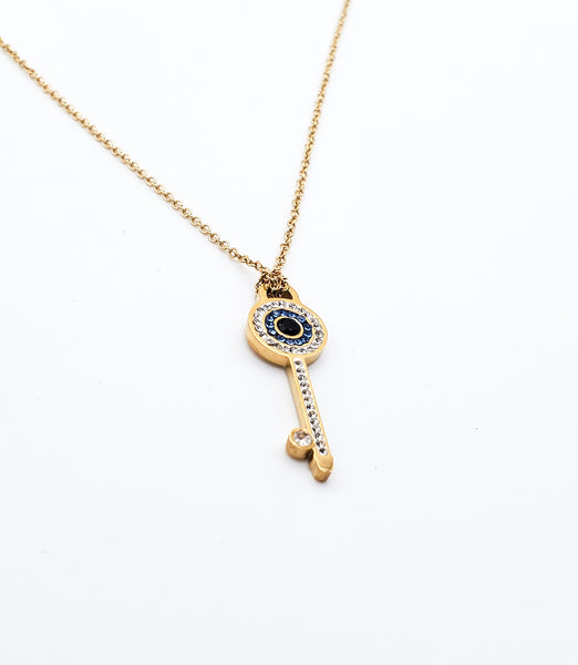 Amor Key Necklace