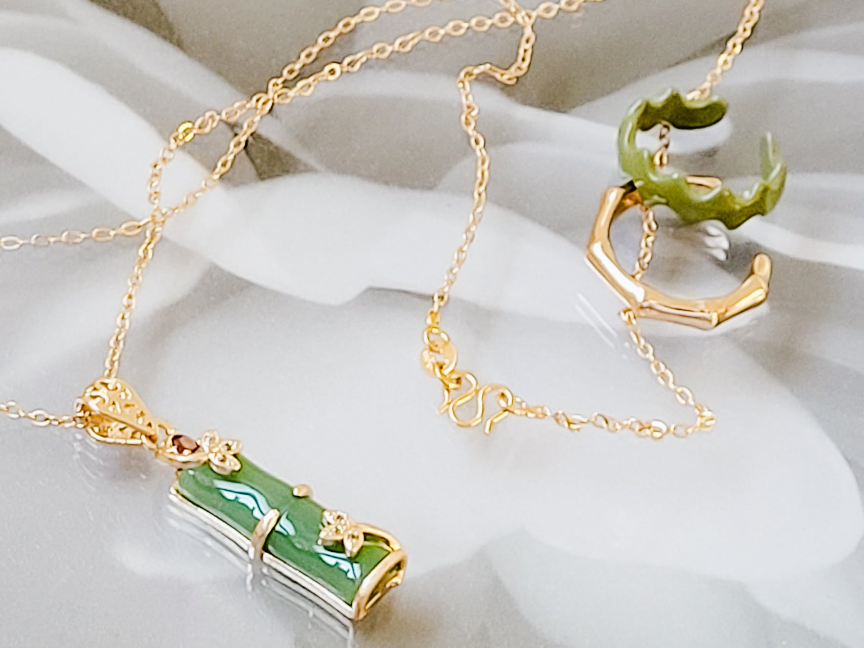 Jade Charm Necklace