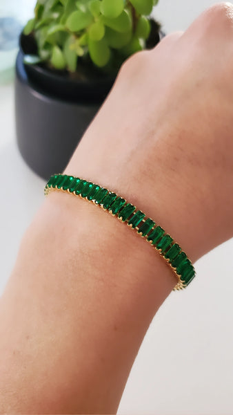 May Green Zircon Bracelet