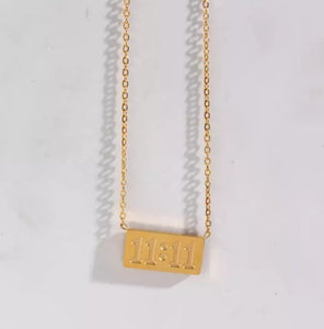 11:11 Bar Necklace